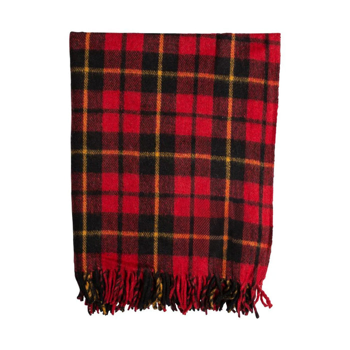 Balmoral Wool Knee Blanket/Throw Wallace Tartan