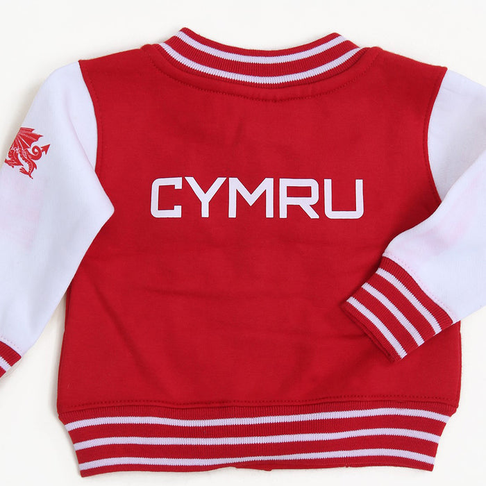 Children's Welsh Dragon - Retro Cymru Varsity Jacket