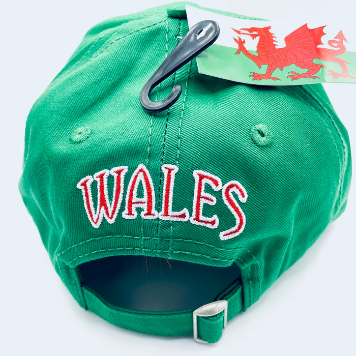 Cymru Wales Dragon Cap - Green