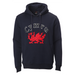 Towelling Hoodie Cymru Navy