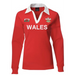 Hannah Ladies Long Sleeve Welsh 'WALES' Rugby Shirt