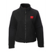 Ladies Welsh Sweatshirt Zipped Jacket - Black