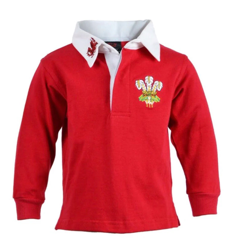 Baby Traditional Long Sleeve Retro Rugby Shirt — Just Wales