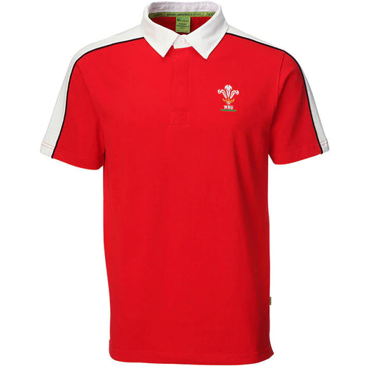 Mens Official WRU Short Sleeve Rugby Shirt