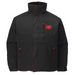 Kids Welsh Dragon Black Puffer Jacket